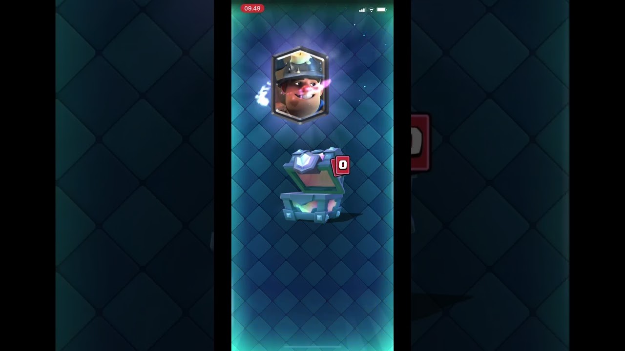 First legendary card🤩🤩🤩 #clashroyale #legendary #miner