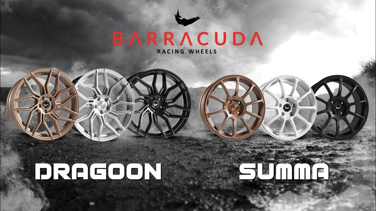 Neue Felgen von Barracuda Racing Wheels. Dragoon + Summa ab Ende April 2021. Motorsport by Barracuda