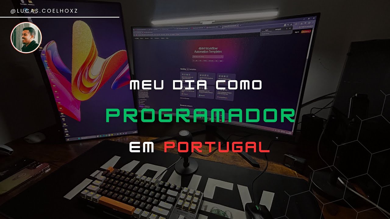 ROTINA DE PROGRAMADOR: Meu Dia Real de Trabalho em Portugal