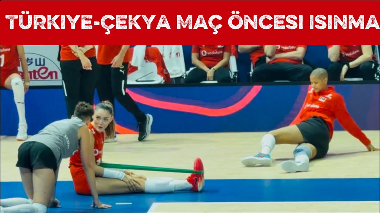 VNL 2025 Türkiye-Çekya maçı öncesi ısınma görüntüleri #vargas #volleyball #sports #netherlands 