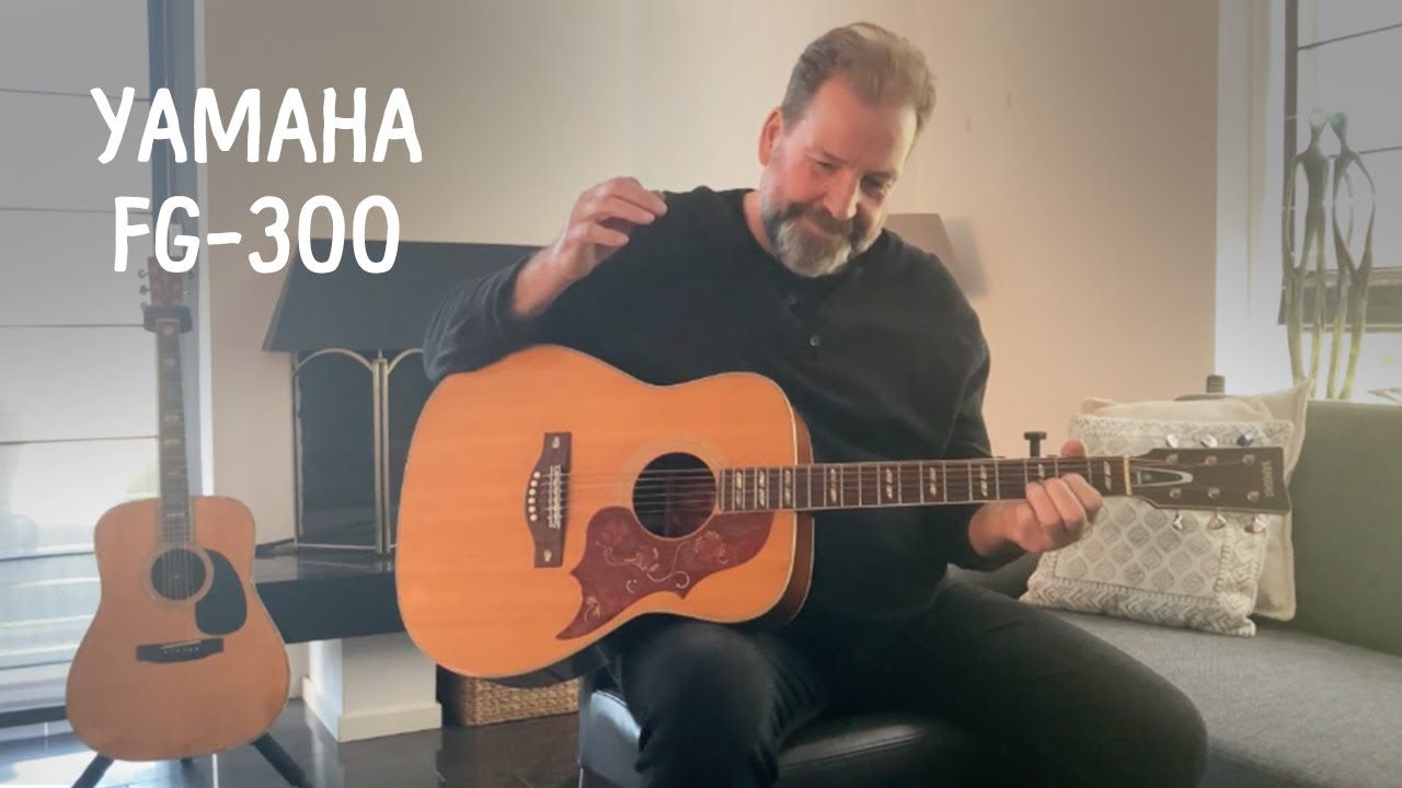 Arnold shows and plays a Yamaha FG-300 Red Label Vintage Guitar