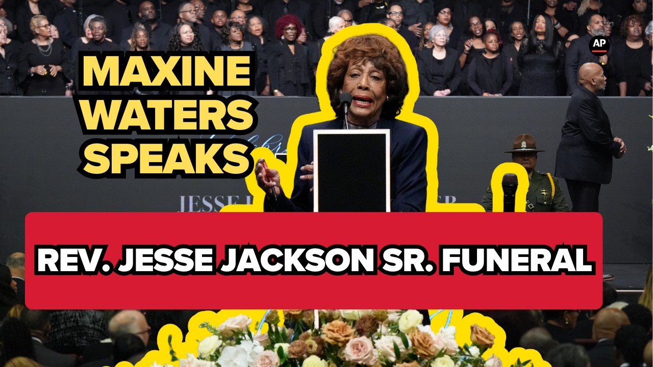 Maxine Waters honors Rev. Jesse Jackson Sr. at House of Hope service in Chicago, partial remarks
