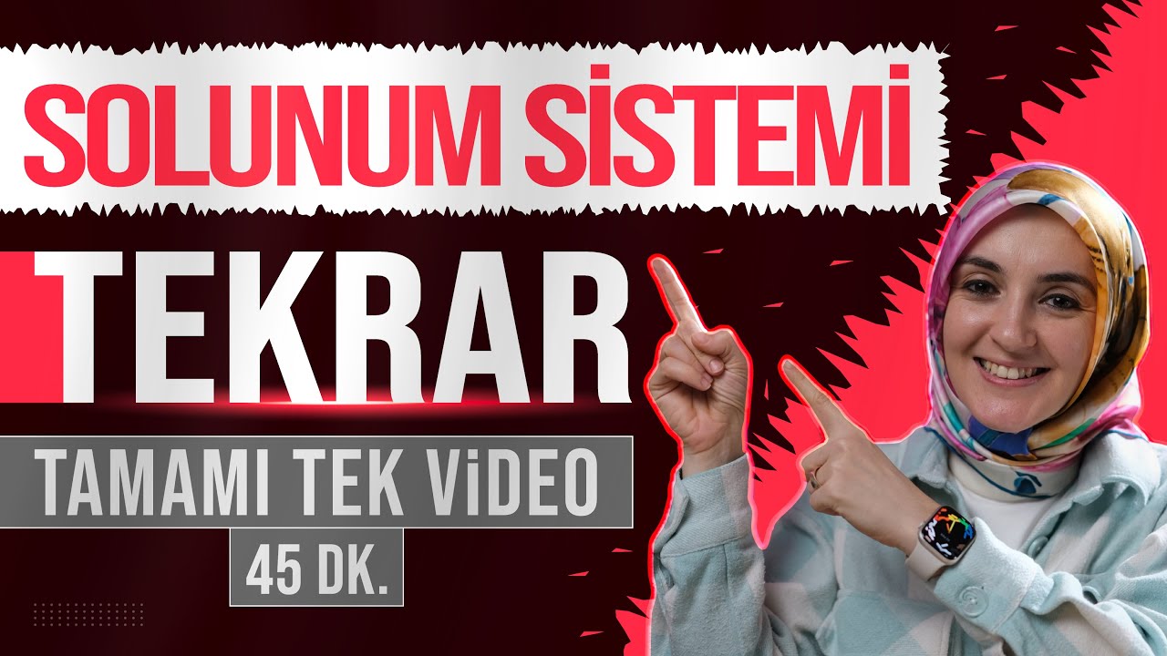 7) Solunum Sistemi FULL TEKRAR | 11. Sınıf Biyoloji | AYT Biyoloji Konu Anlatımı 7