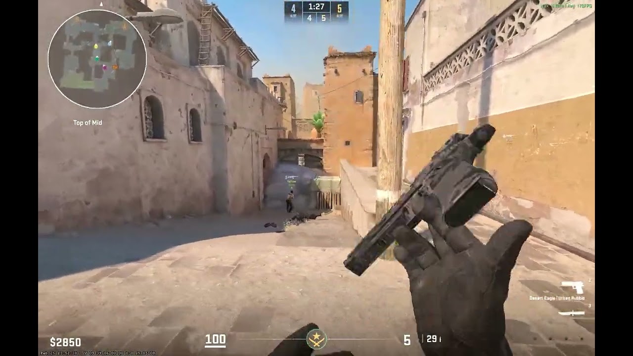 Counter Strike 2 Dust II Full Gameplay (no commentary res 1600x1024) almost clutch
