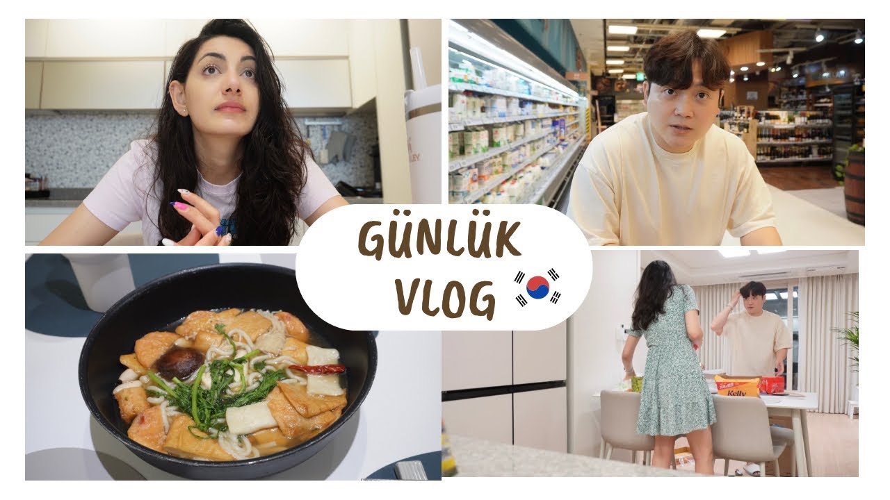 KORE’DE GÜNLÜK VLOG | Perdelerimiz Geldi | Ben O Fiyata Türkiye’ye Giderdim 🫠