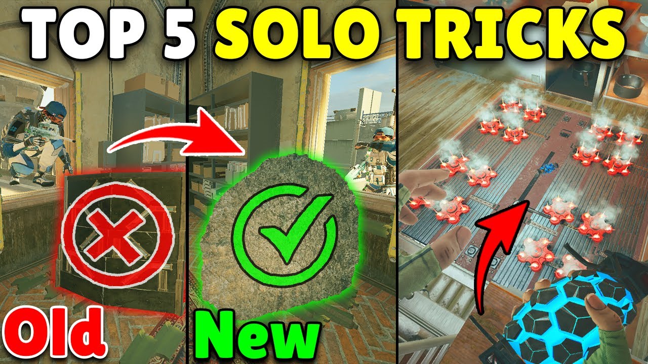 TOP FIVE Easy Solo Tricks To Instantly Rank Up in Rainbow Six Siege