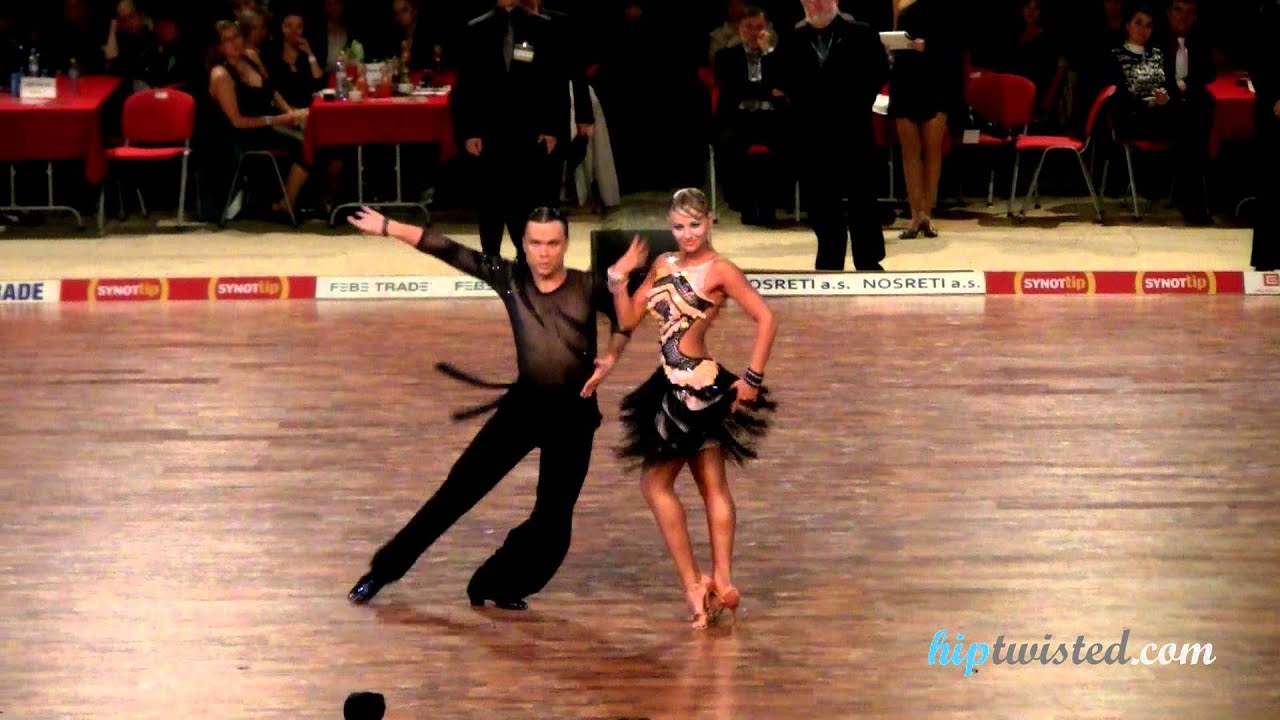 Stanislav Nikolaev - Elena Ziuziukina, Czech Dance Open 2012, WDSF WO latin, final - rumba