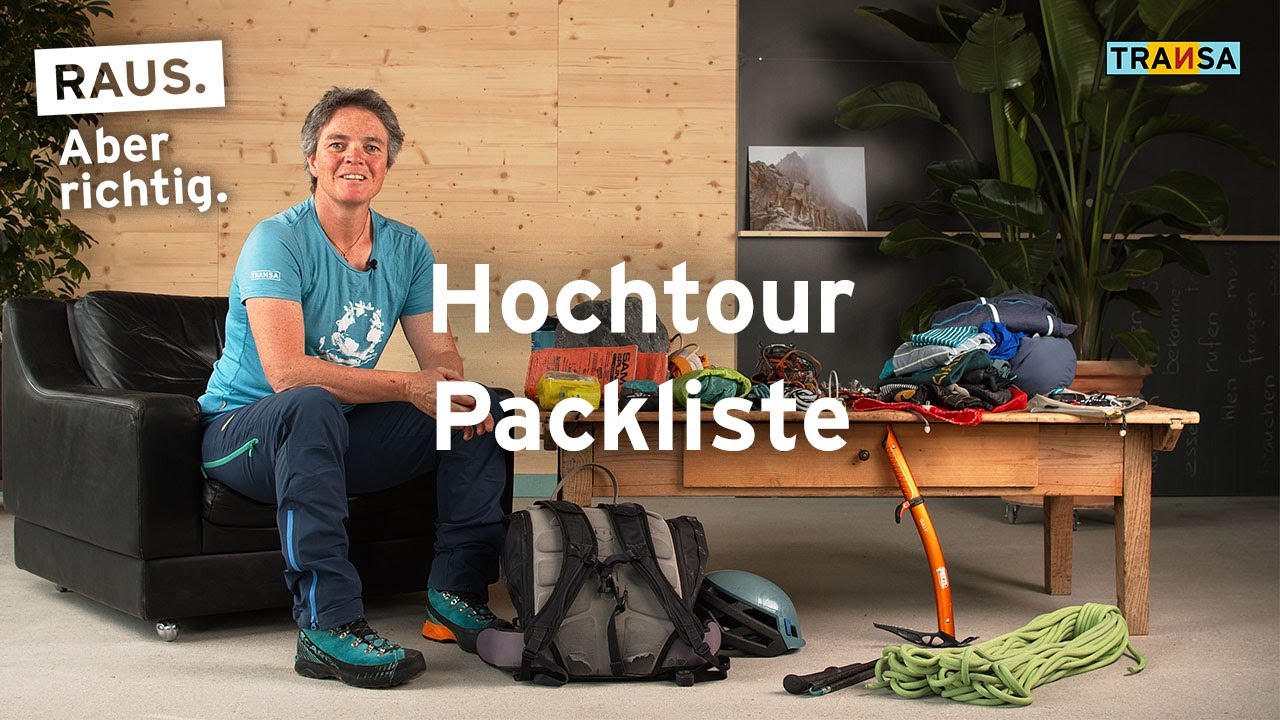 Hochtour: So packt Bergführerin Angelina ihren Rucksack  | Transa Travel & Outdoor