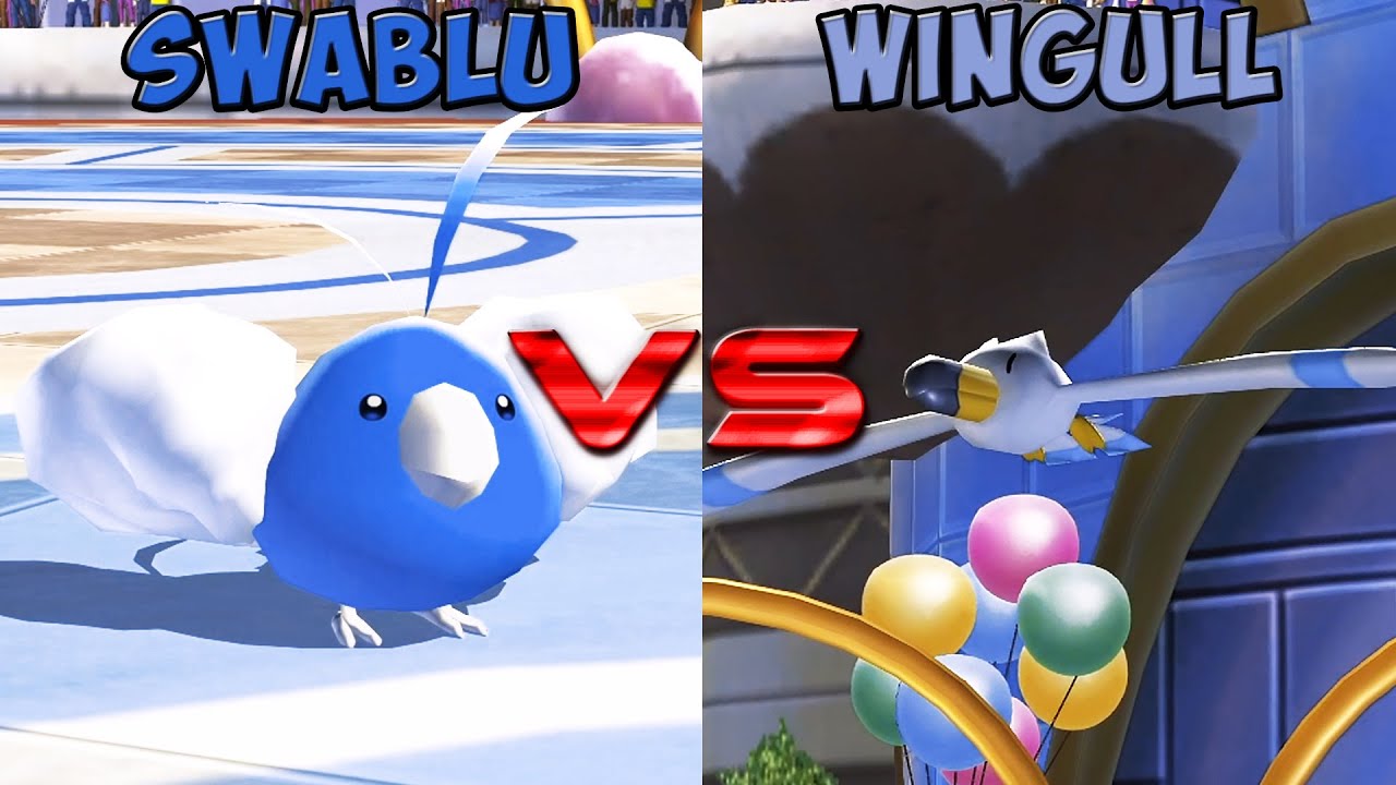 Pokemon battle revolution - Swablu vs Wingull