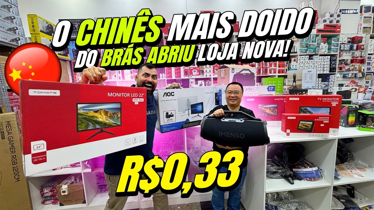 LOJA NOVA NO BR&Aacute;S MELHOR QUE A 25 DE MAR&Ccedil;O! DESCOBRI O CHIN&Ecirc;S QUE ABASTECE O BRASIL!