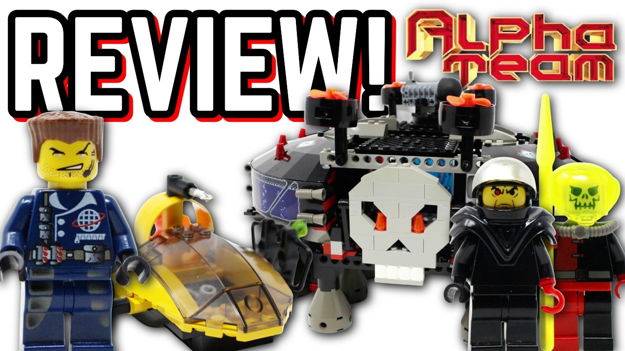 LEGO Alpha Team 4795: Подводная база Огела и субмарина AT &mdash; ОБЗОР! (Набор 2002 года)