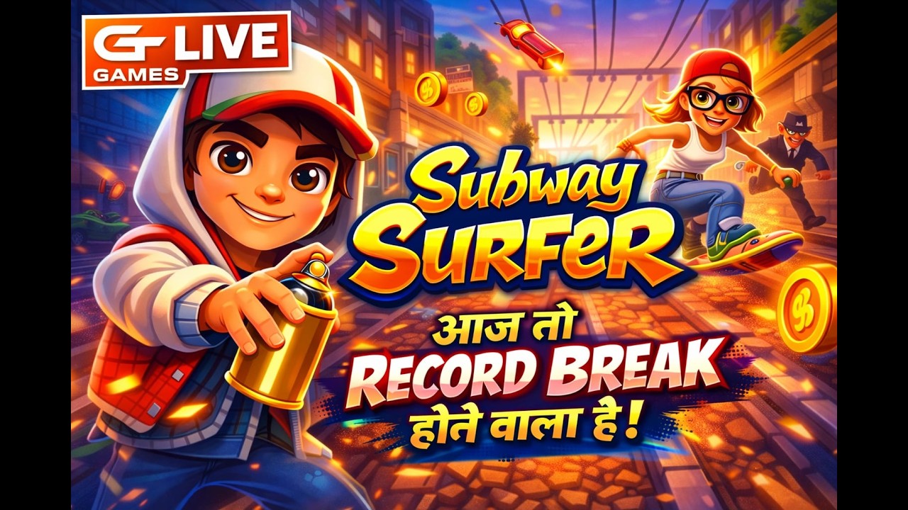 🔴Subway Surfers Live 🔥 | Fastest Run Ever Gaming #subwaysurfers