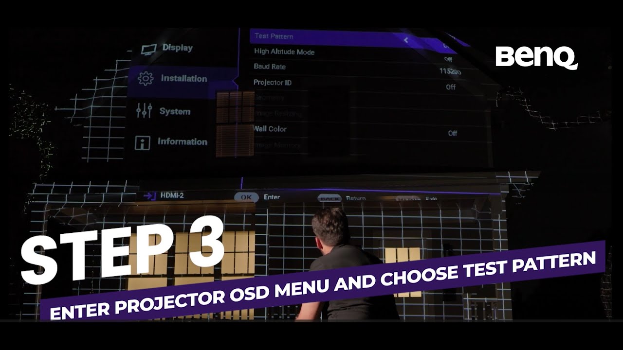 How to Set Up a Projector for House Mapping