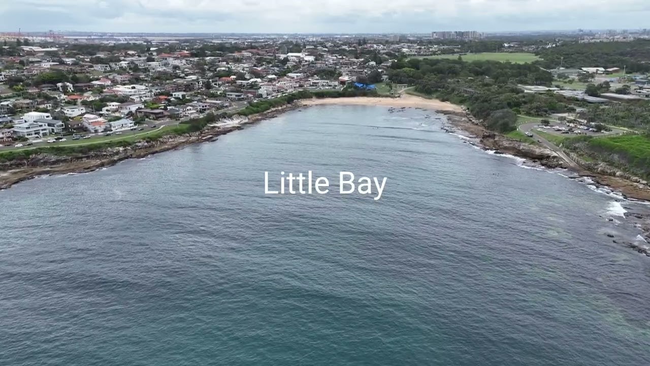 Maroubra Beach to Little Bay 4K drone footage, Sydney Australia 