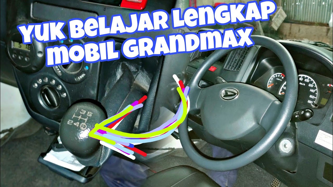 BELAJAR CARA MENGOPERASIKAN MOBIL GRANDMAX ( LENGKAP )