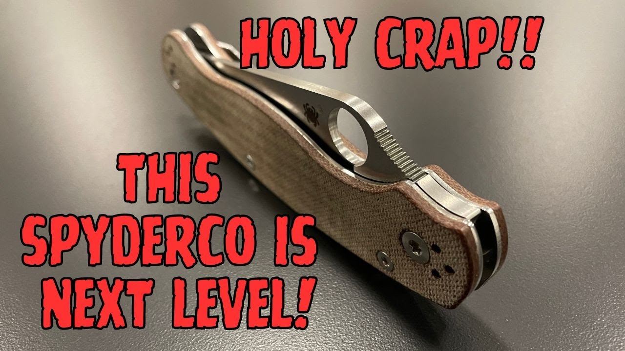 SPYDERCO ВЫВЕЛА НОВЫЙ УРОВЕНЬ | СКЛАДНОЙ НОЖ MILITARY 2