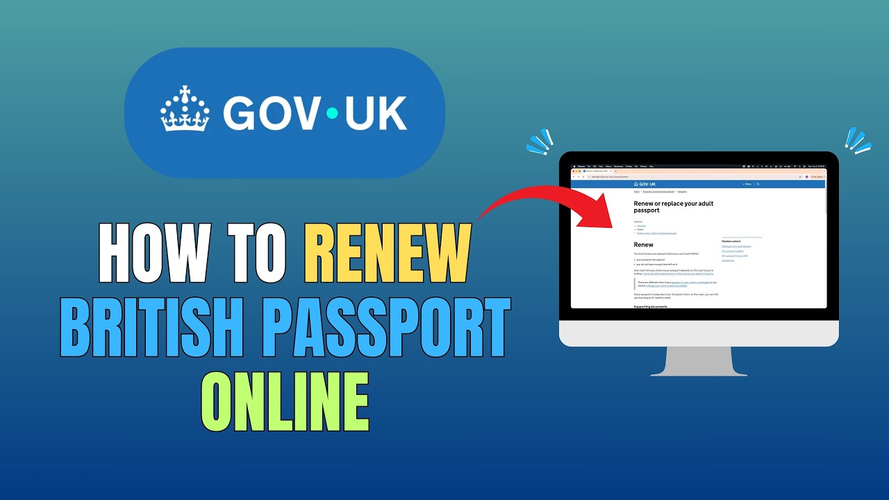HOW TO RENEW BRITISH PASSPORT ONLINE (UK PASSPORT RENEWAL) - UPDATE 2026