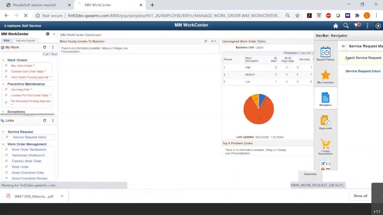 Демонстрация системы управления техническим обслуживанием PeopleSoft 9.2 (управление жизненным ци...