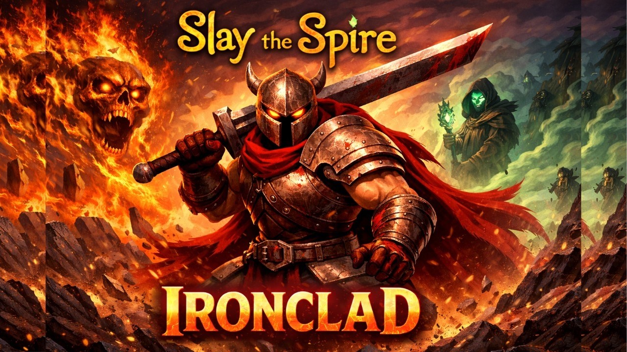 AKHIRNYA TAMAT 1 CHARACTER IRONCLAD - SLAY THE SPIRE INDONESIA
