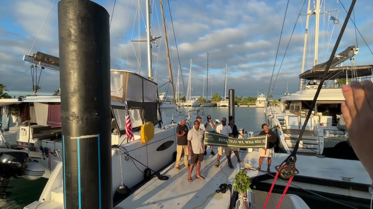 Good bye from Vuda Marina - Bye Bye Fiji 🇫🇯🌺💐🏝️
