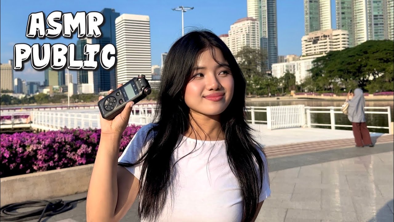 ASMR IN THE PARK 🍃 (public)