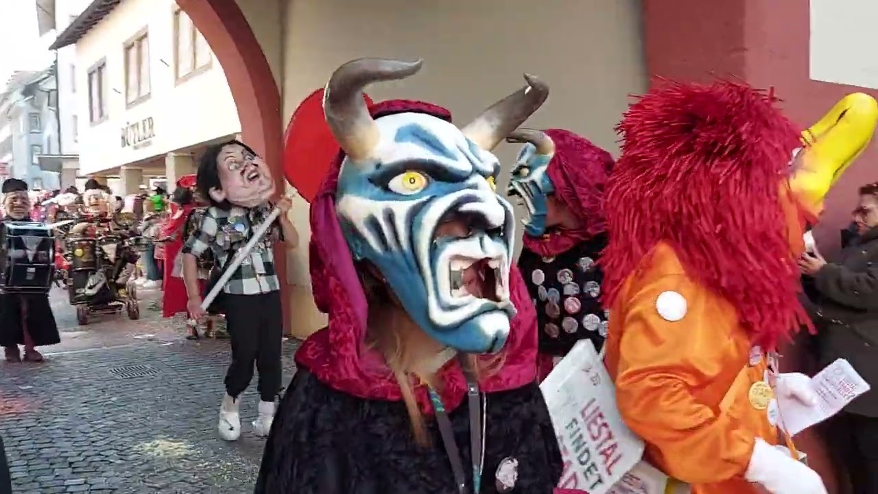 Guggemuusik Lupo Rueche Lupsingen an der Listaler Fasnacht (6.3.2022)