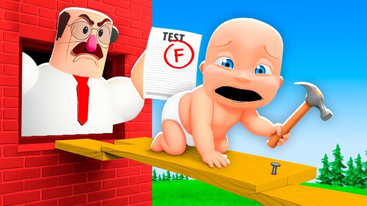 Baby Builds To Escape SCHOOL!