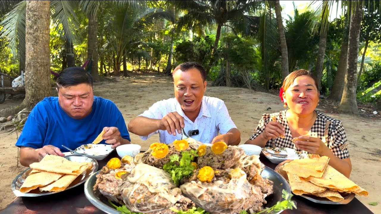 Ôi Nó Ngon Làm Sao CHẢ ĐÙM TRỨNG MUỐI BÁNH TRÁNG | ATĐQ 