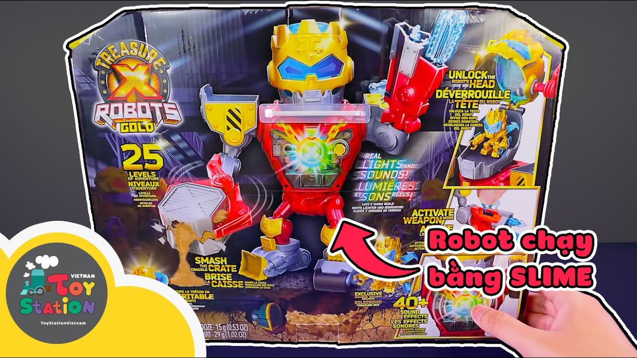 Treasure X Robot động cơ chạy bằng Slime ToyStation 851