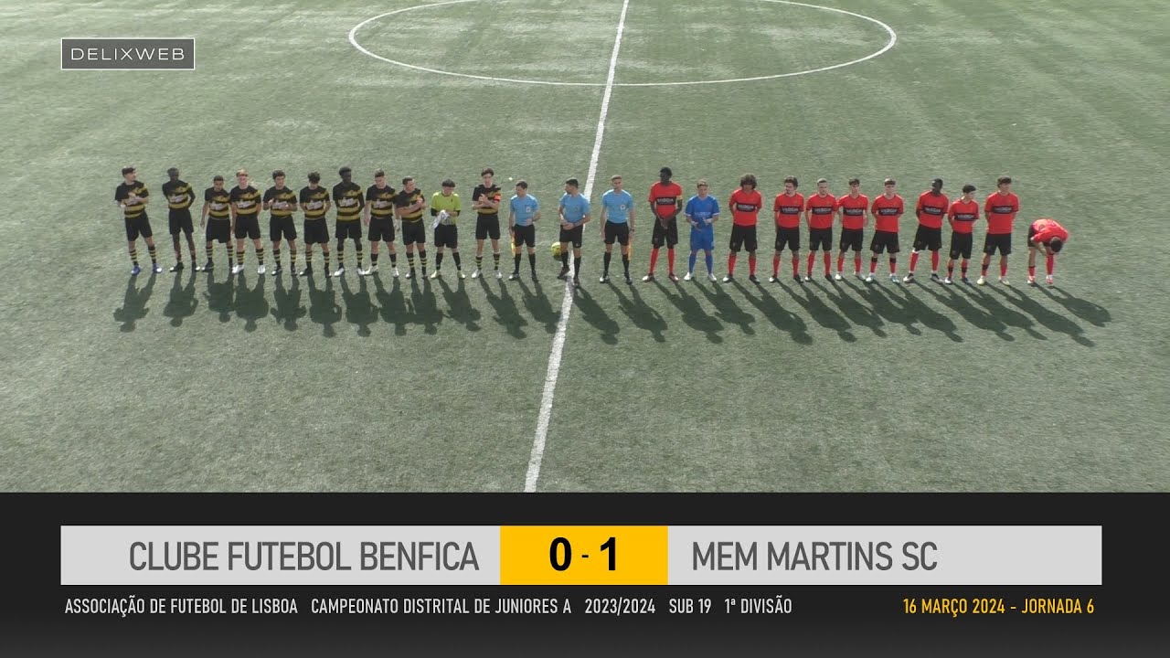 Clube Futebol Benfica (0-1) Mem Martins [SUB19 J06]