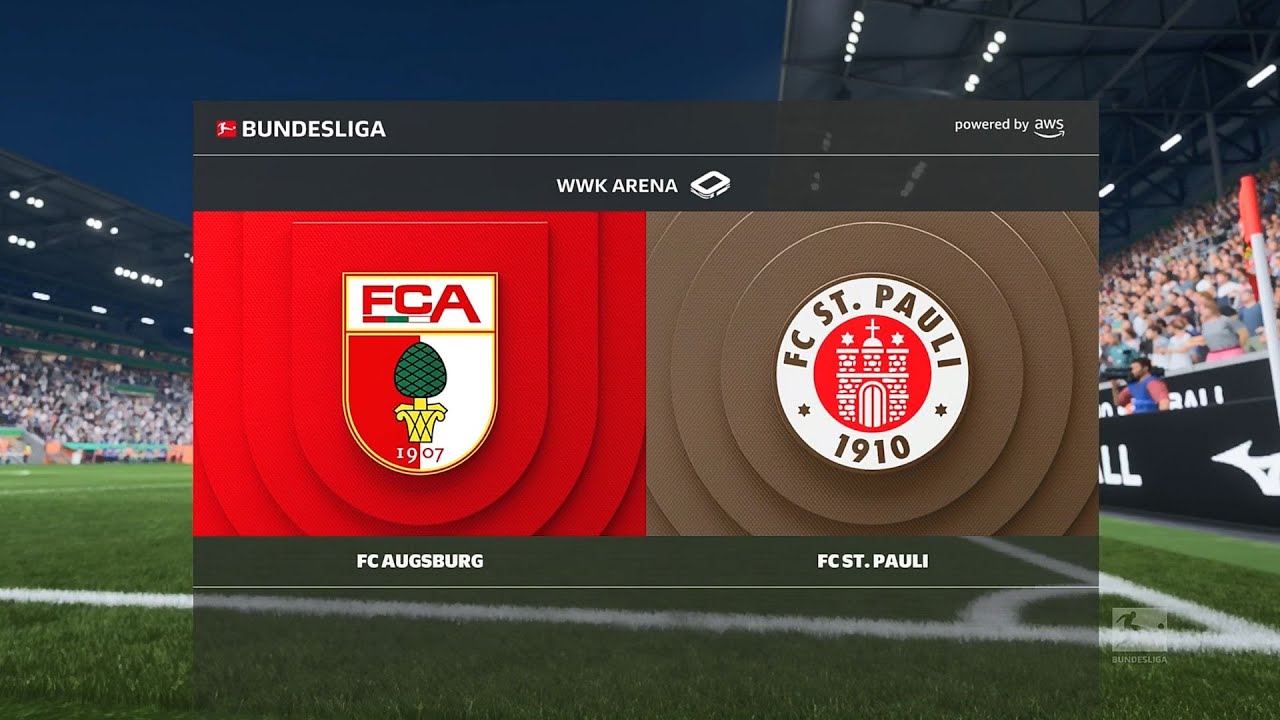 EA Sports FC 26 | FC Augsburg vs St. Pauli - WWK Arena | Gameplay PS5
