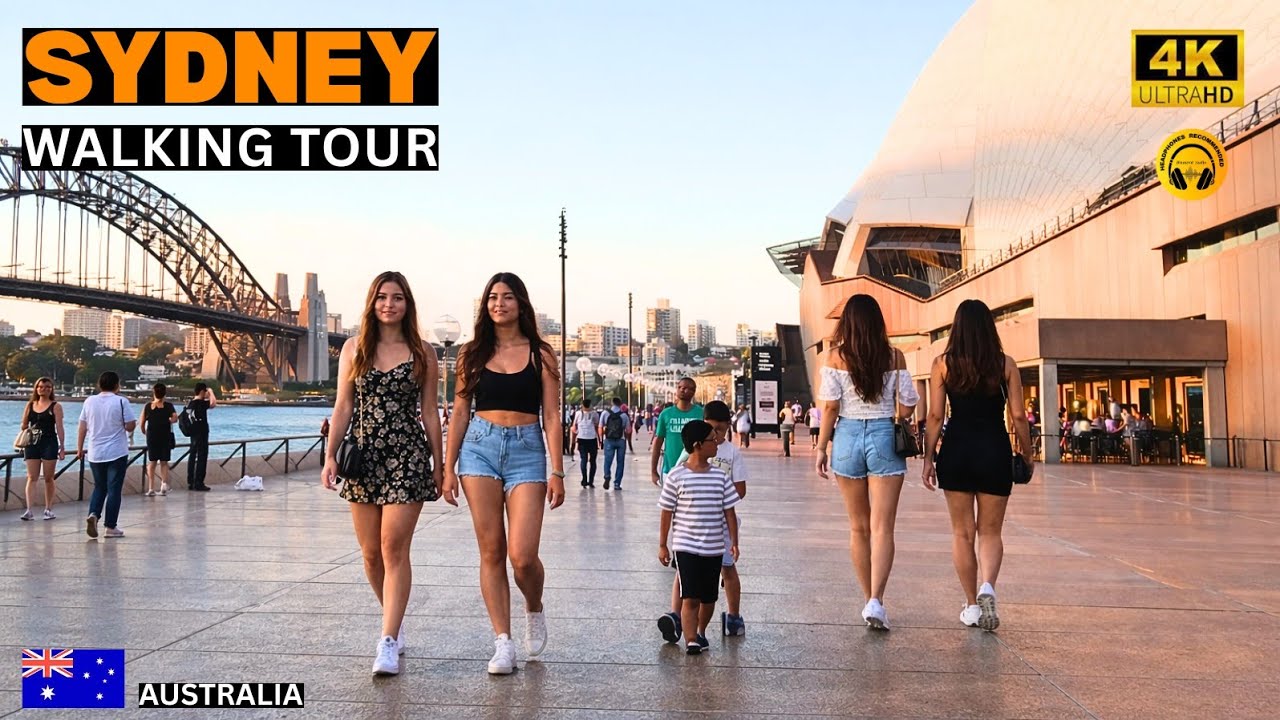 Sydney City Walk | Circular Quay to Haymarket | Busy Streets 4K Walking Tour