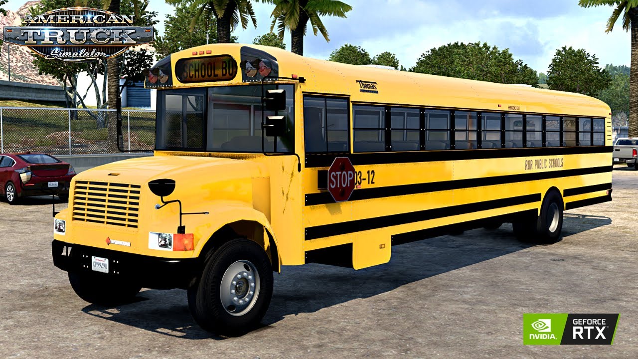 American Truck Simulator | School Bus Mod