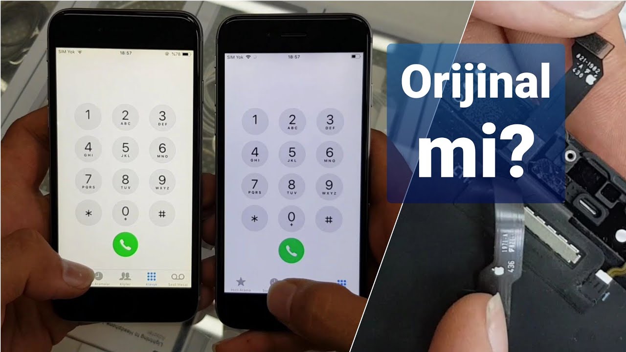 iPhone orjinal ekran çakma ekrandan nasıl ayırt edilir ? iPhone 6 ile tüm ayrıntılarını inceledik