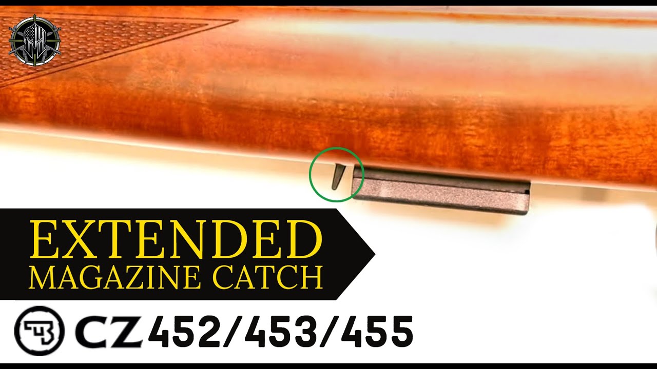 CZ 452 / 453 / 455 / 457 / 512 Extended Magazine Catch Installation & Overview | M*CARBO