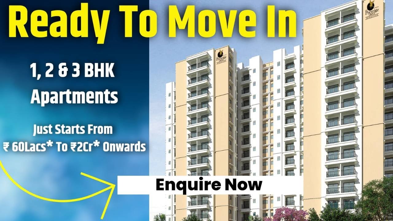 Prestige Primrose Hills | Ready-to-Move Homes on Kanakapura Road | 1, 2 & 3 BHK Flats#realestate