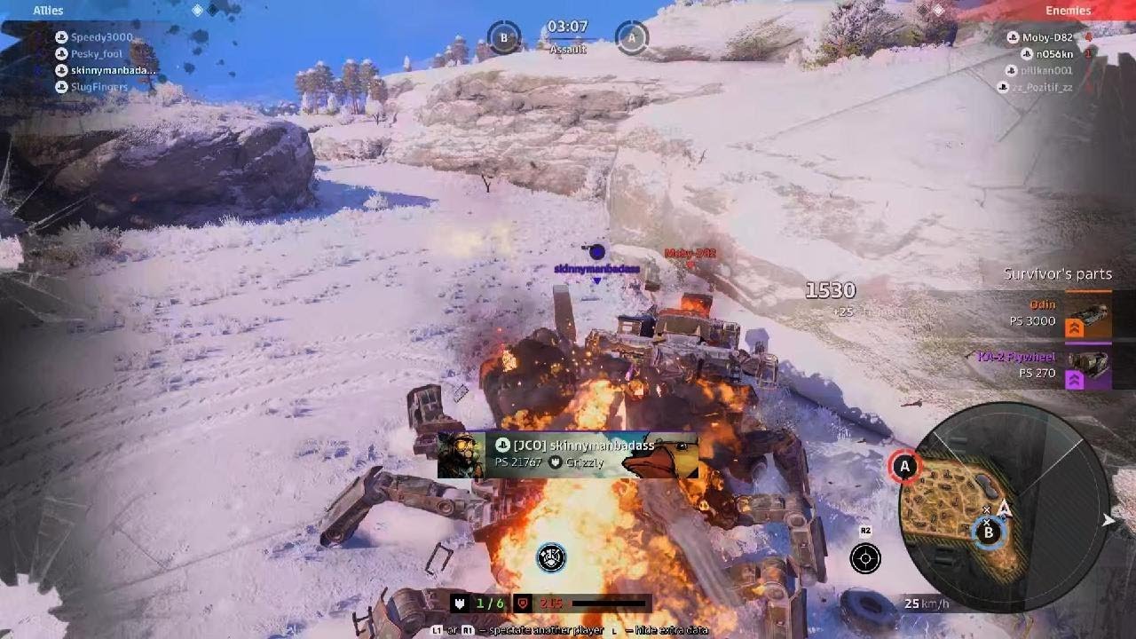 Crossout Clan War - JCO vs HELLH