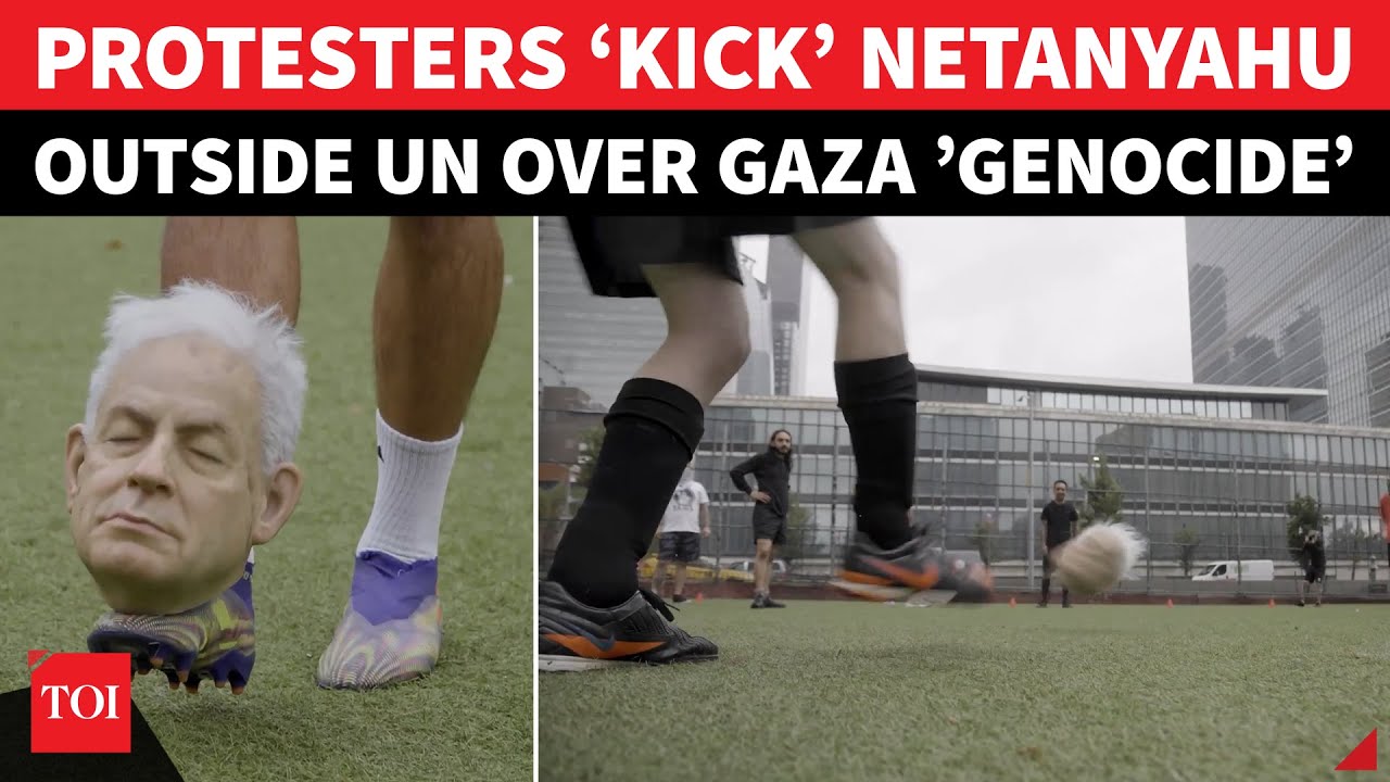 Netanyahu ‘Kicked’ Outside UN As Pro-Palestine Protesters Erupt; Shocking Stir On Cam