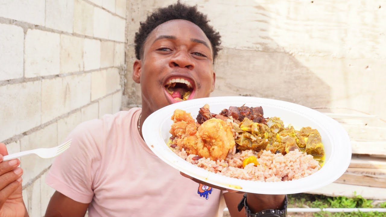 CRAZY WOOD FIRE CHICKEN, GOAT & PORK JAMAICA!! Manish Wata!!