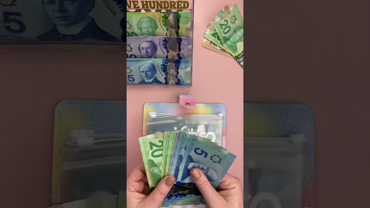 Adding cash placeholders to my binder #cashstuffing #sinkingfunds