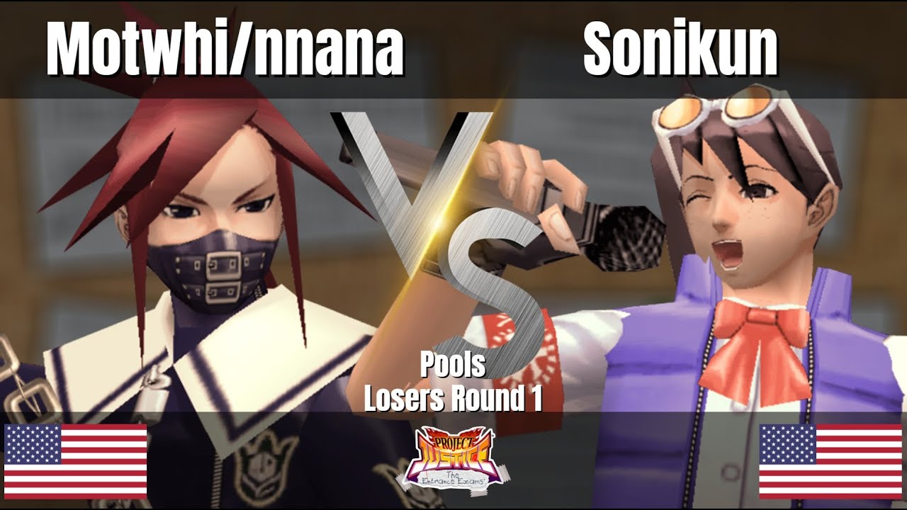 Motwhi/nnana (Zaki) vs Sonikun (Ran) - Project Justice Entrance Exams Tournament Losers Round 1