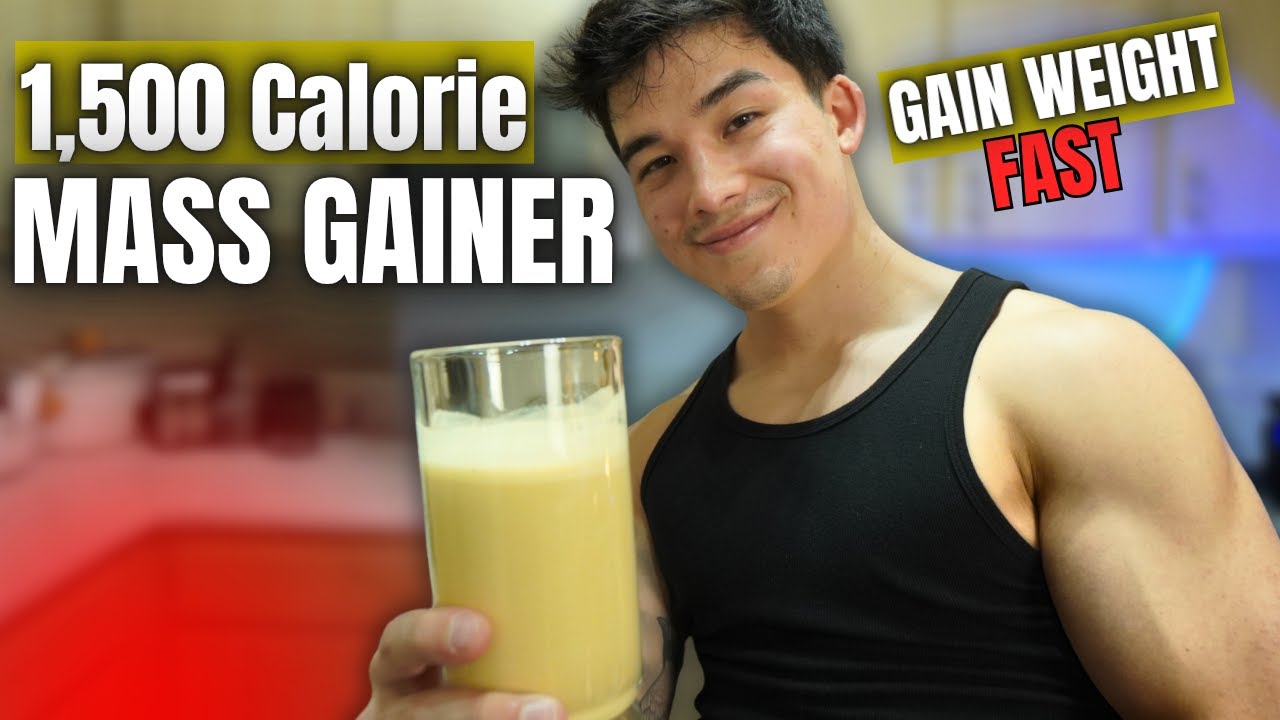 1,500 Calorie Mass Gainer Shake for Skinny Guys (Gain Weight Fast)