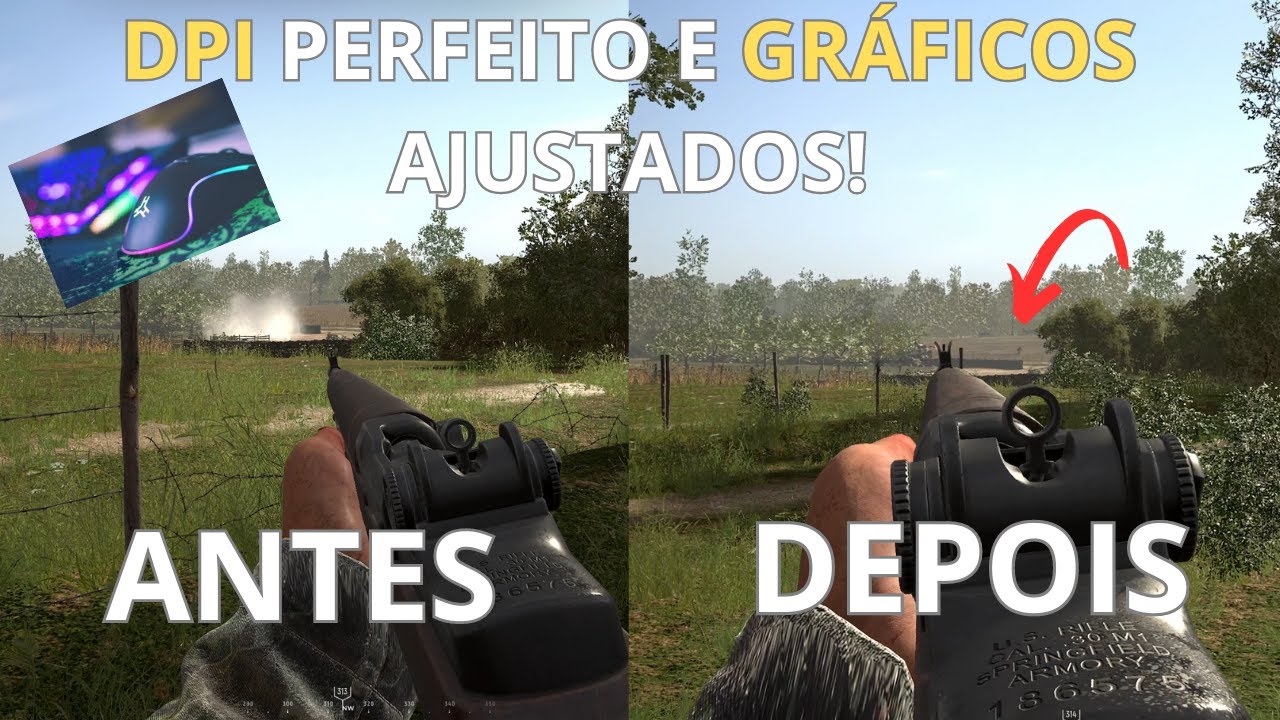 A MELHOR CONFIGURAÇÃO de MOUSE e GRÁFICOS para MATAR MAIS em Hell Let Loose!