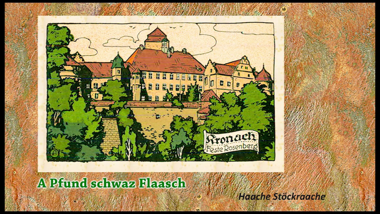 A Pfund schwaz Flaasch