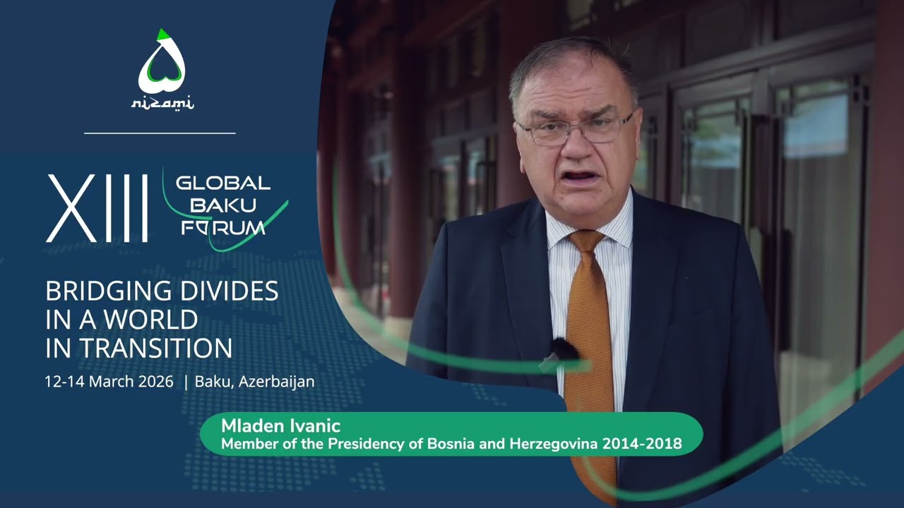 XIII Global Baku Forum-Mladen Ivanic, former Serb Member of the Presidency of Bosnia and Herzegovina