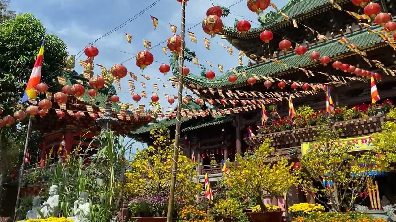 Mùa xuân Bính ngọ 2026 .lễ phật chùa tân quang 