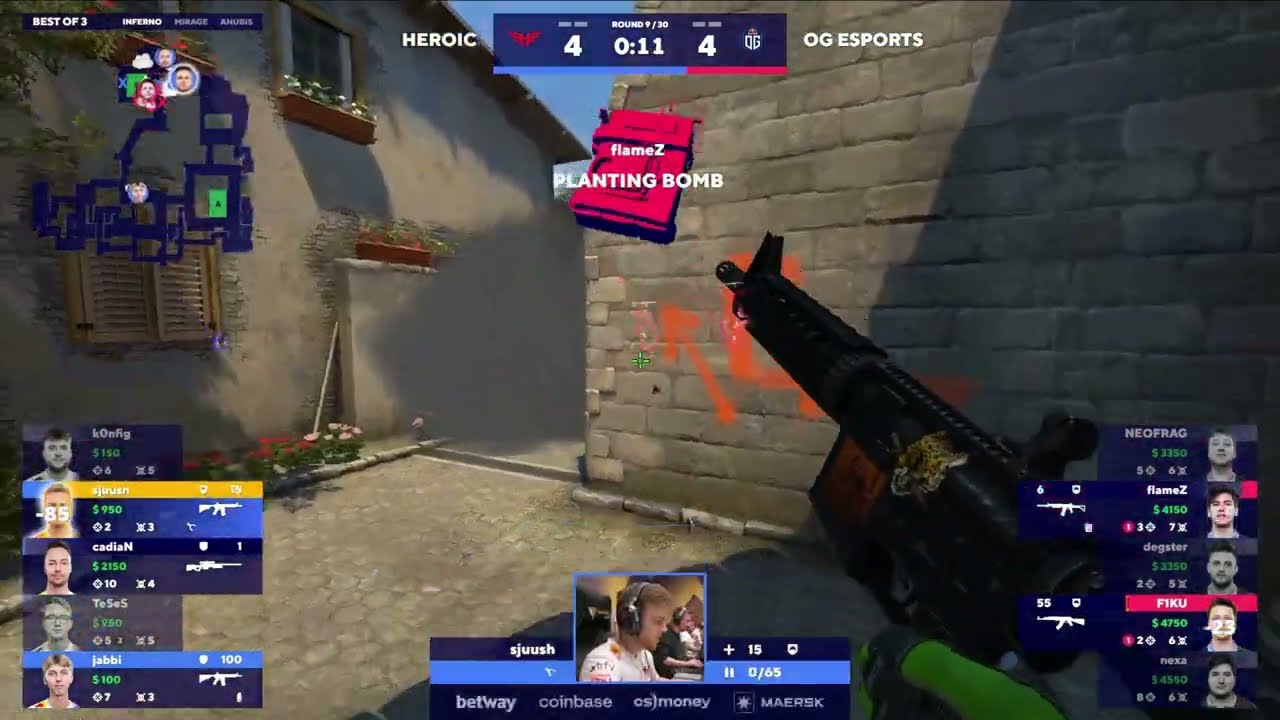 a brilliant 1v3 by F1KU
