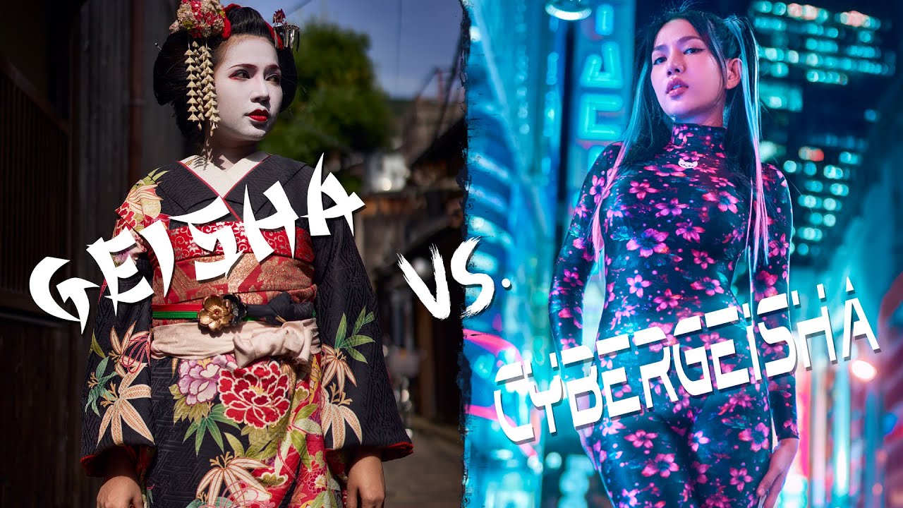 The Cybergeisha Experience - Through Tokyo In spandex Catsuit Part 2