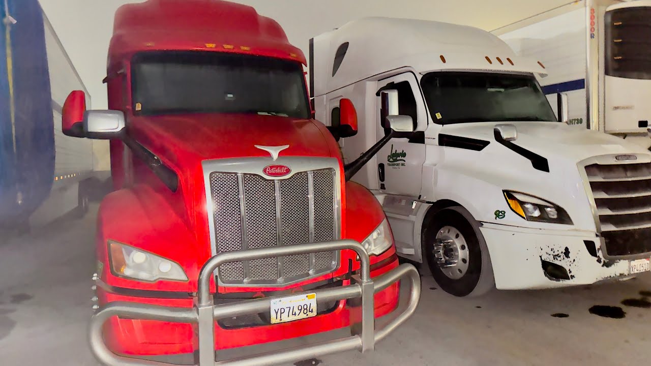 #usa 🇺🇸 #california The trucks left this morning, and the rest will leave tomorrow.#viral #trucklife