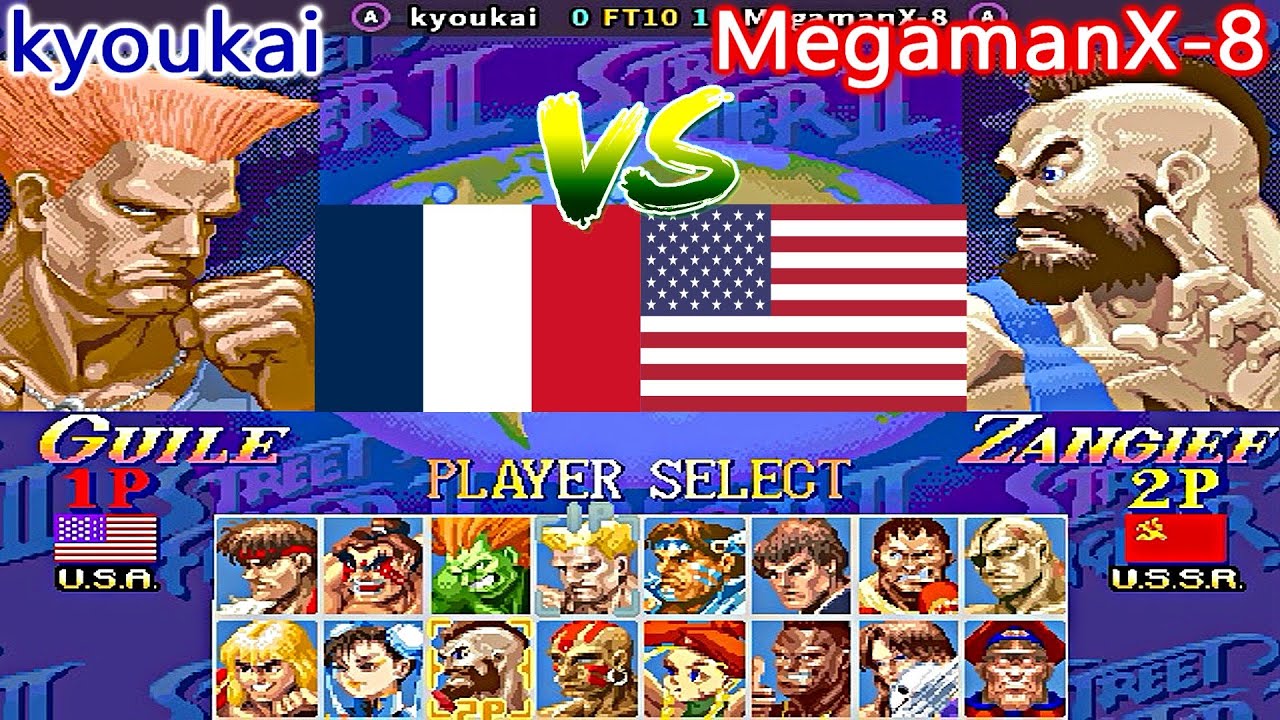Super Street Fighter II X: Grand Master Challenge - kyoukai vs MegamanX-8 FT10